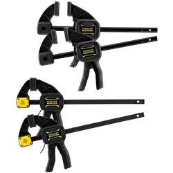 Stanley, Schraubstock + Zwinge, ŚCISK AUTOMATYCZNY FATMAX KOMPLET 4elem. (150 mm)