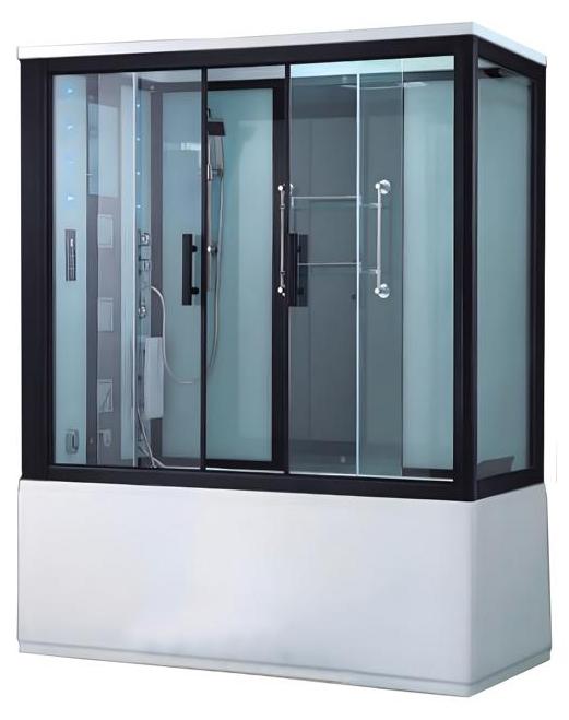 Luxus-Duschkabine Multifunktionsdusche Wellnesskabine Komfortdusche 185x90 cm