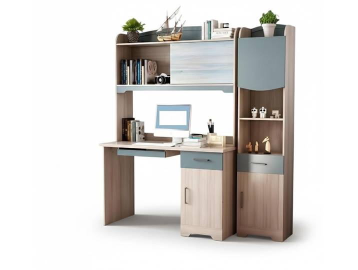 JVmoebel Kinderschreibtisch Klassische Schreibtisch Holz mit Schrank Jugendzimmer Möbel Sofort (1-St), Made in Europa
