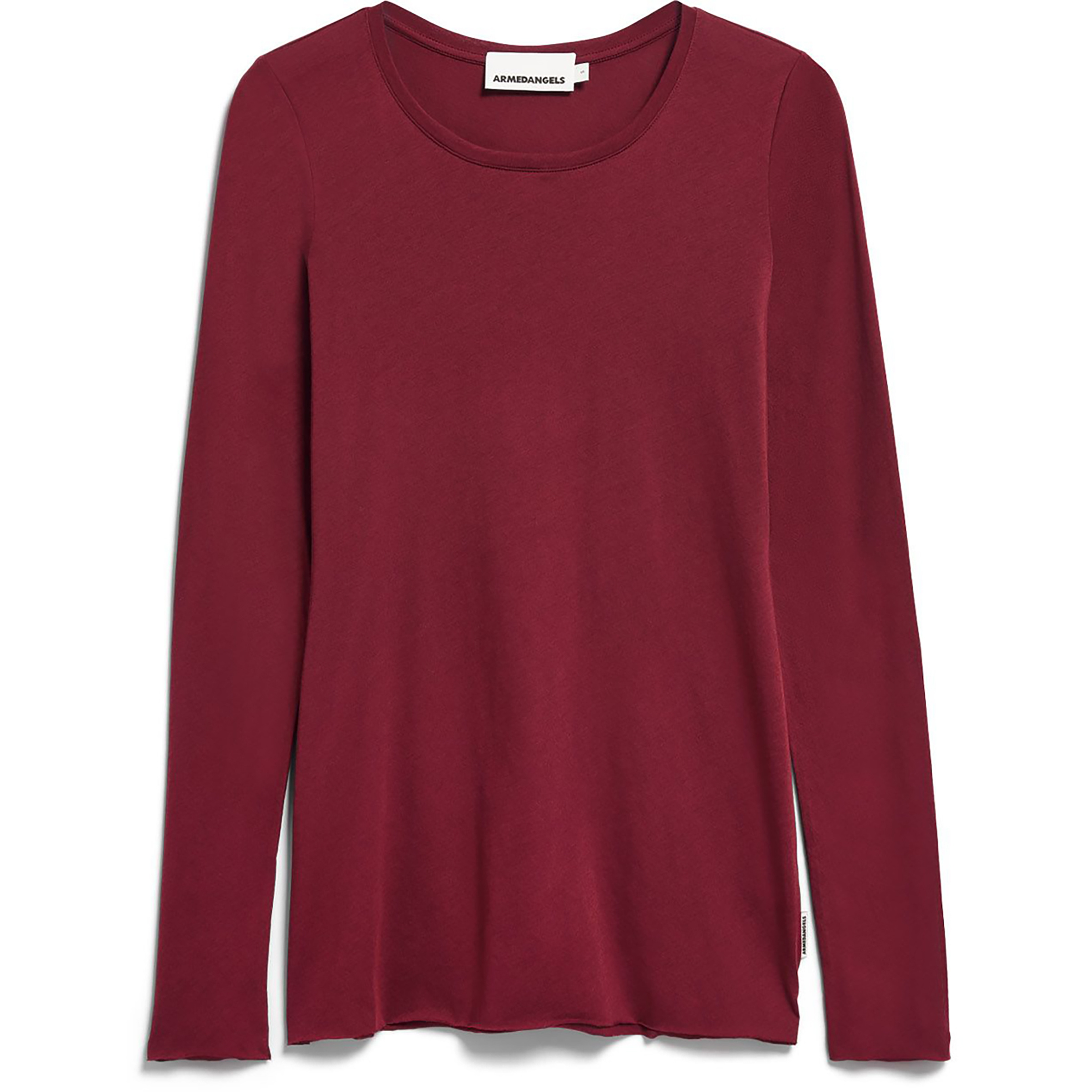 Armedangels Einiaara Soft Damen Longsleeves rot Größe L Lifestyle Hautfreundlich
