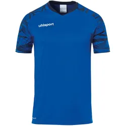 Uhlsport, Jungen, Sportshirt, Trainings-T-Shirt GOAL 25 TRIKOT KURZARM (116), Blau