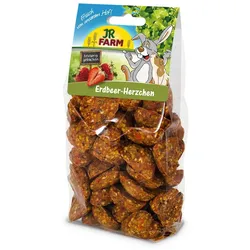 JR FARM Erdbeer-Herzchen 150g Kleintiersnack