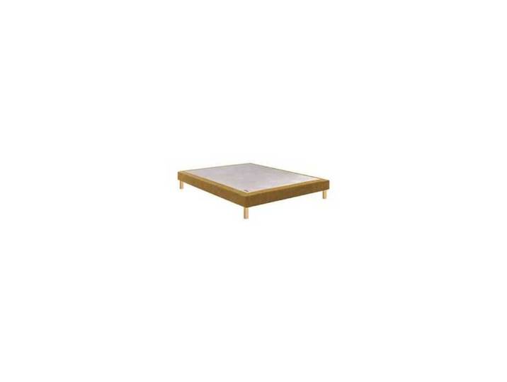 Sommier tapissier Epeda NOYER OCRE lattes passives 160x190