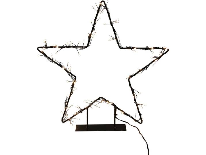 LED Stern AM DESIGN, schwarz, Ø:18cm, Leuchten, LED Stern, Weihnachtsstern, Weihnachtsdeko aussen