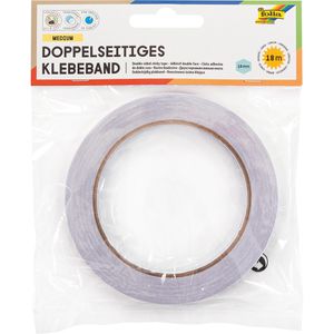 Folia Doppelseitiges-Klebeband Medium, 55023, transparent, PP, 10mm x 18m