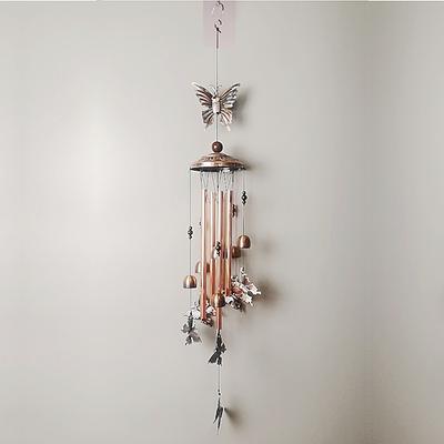Windspiele aus reinem, handgefertigtem Kupfer, Windspiele mit Tiermotiven für draußen, Kupfer-Windspiele für draußen, Terrassendekoration, Einweihungsgeschenke, Windspiele für draußen,