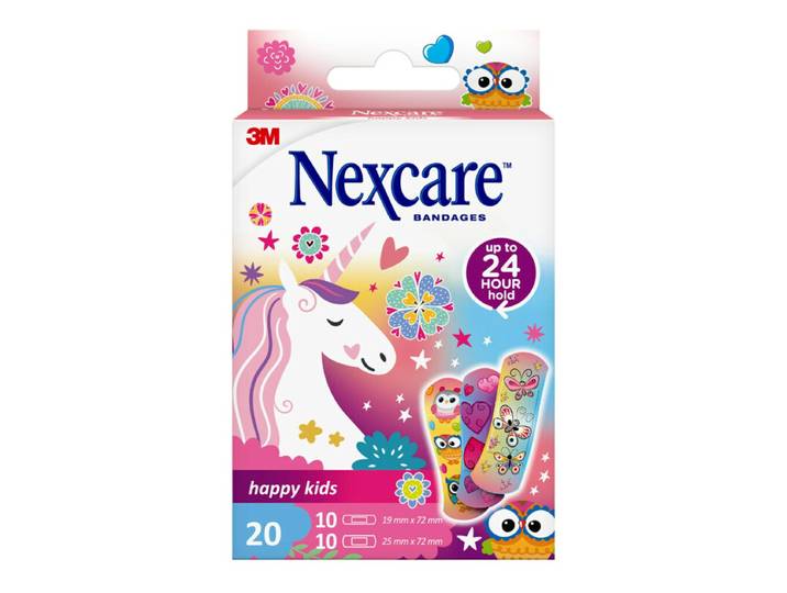 NEXCARE Happy Kids Magic Pansements Licorne Assortiment 20 Pièces