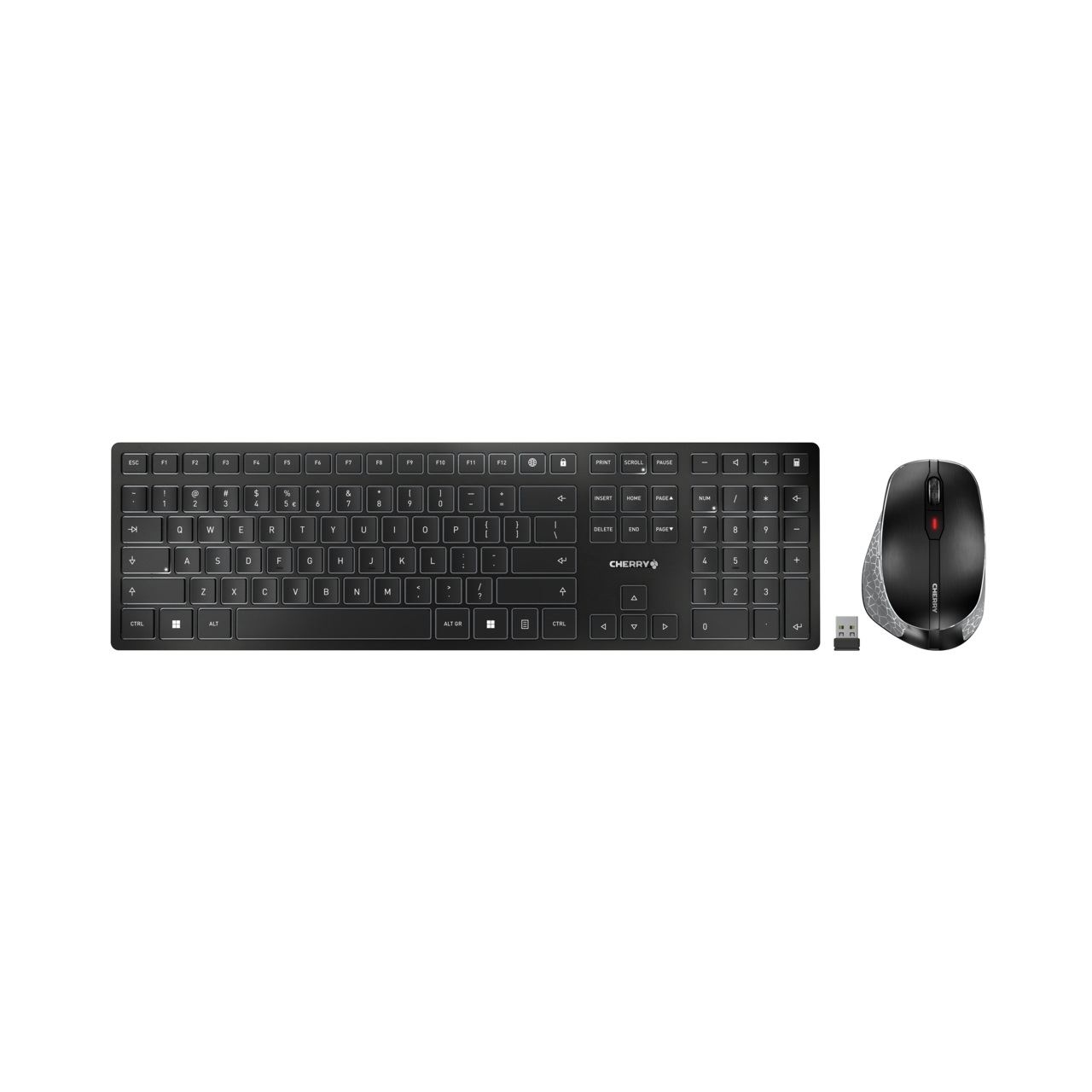 CHERRY DW 9500 SLIM KEYBOARD COMBO WIRELESS BLACK BELGIUM
