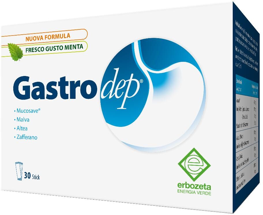 ERBOZETA SpA GASTRODEP, 30 stick orosolubili