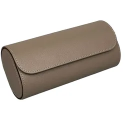 BLCK 203-taupe Uhrenrolle Aufbewahrung für 3 Uhren Leder Taupe