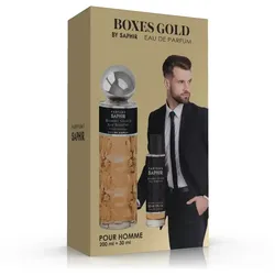 Saphir Boxes Gold Edp Spray 200ml 30ml Sets
