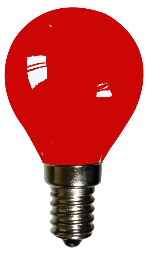 NCC-Licht LED Filament Lichtbron Druppel 2W E14 Rood 10lm