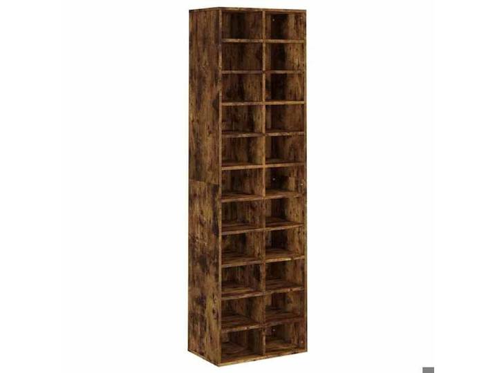 NOUVEAU Range-chaussures - (1 PC) Meuble à chaussures - Chêne fumé - 54x34x183cm Bois d'ingénierie - Anti l'humidité  40742