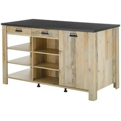 Kücheninsel  Sherwood , holzfarben , Maße (cm): B: 162 H: 93