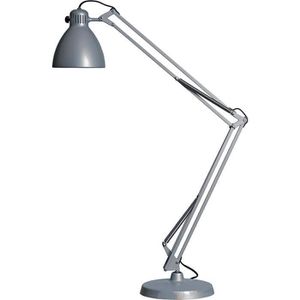Luxo Schreibtischlampe L-1, grau, LED, 600 Lumen, warmweiß