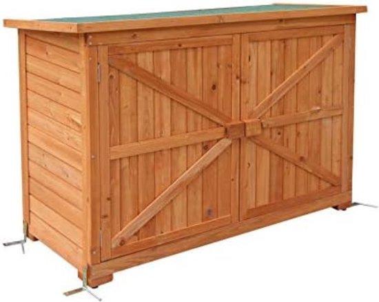 Famanu Gartenhaus Holz - Multifunktionale Aufbewahrung für Gartenwerkzeuge
