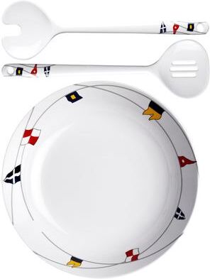 Marine Business Regata Salad Bowl & Serve Cutlery-3 Pc. Set