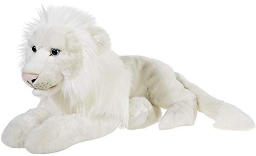 Heunec MISANIMO witte leeuw liggend, 50 cm, wit
