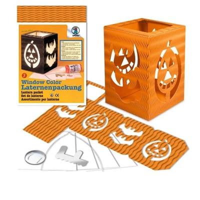 URSUS Laternenzeit Deko-Laterne Halloween, schwarz
