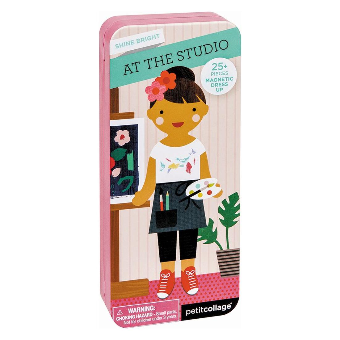 Petitcollage Magnetspiel dress up Alltag (Deutsch, Englisch, Französisch, Italienisch) (PTC269)