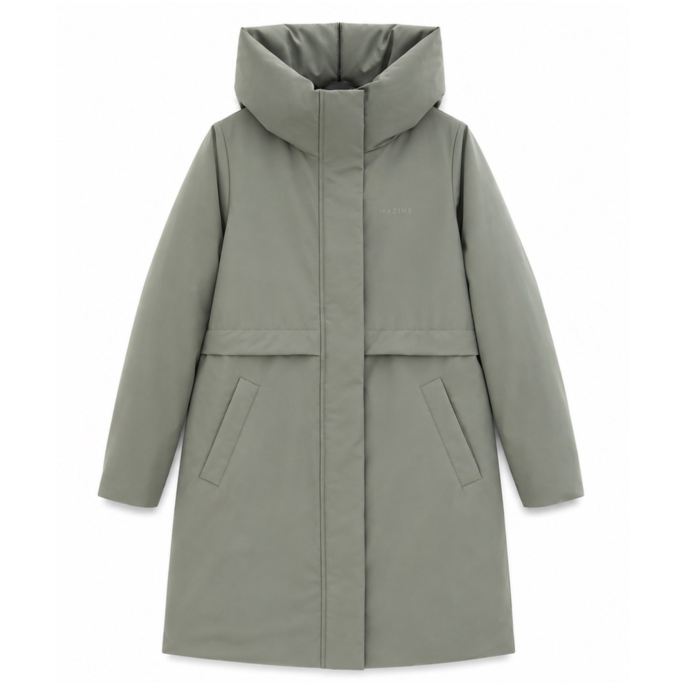 Mazine Basic Padded Parka Damen Winterjacke grau Größe XS Lifestyle Wasserabweisend