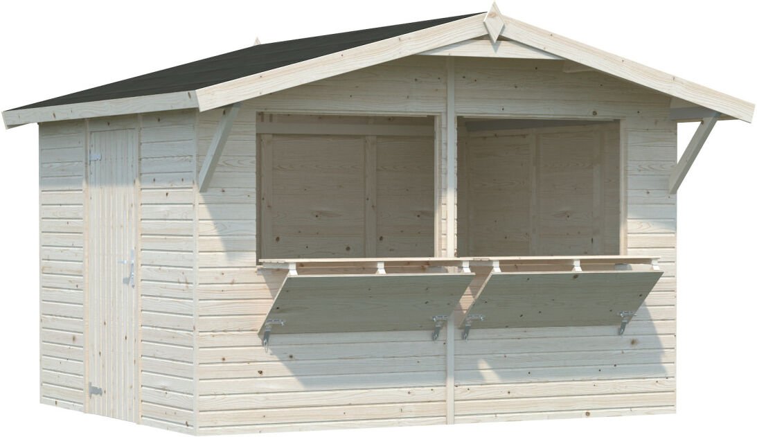 Palmako Kiosk Stella 323 x 259 cm naturbelassen