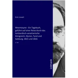 Inktank Publishing, Heft + Block, Mnemosyne - Ein Tagebuch, geführt auf einer Reise durch das lombardisch-venetianische Königreich, Il