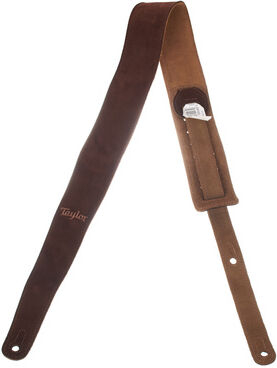 Taylor All-Suede Guitar Strap Brown Chocolate Brown