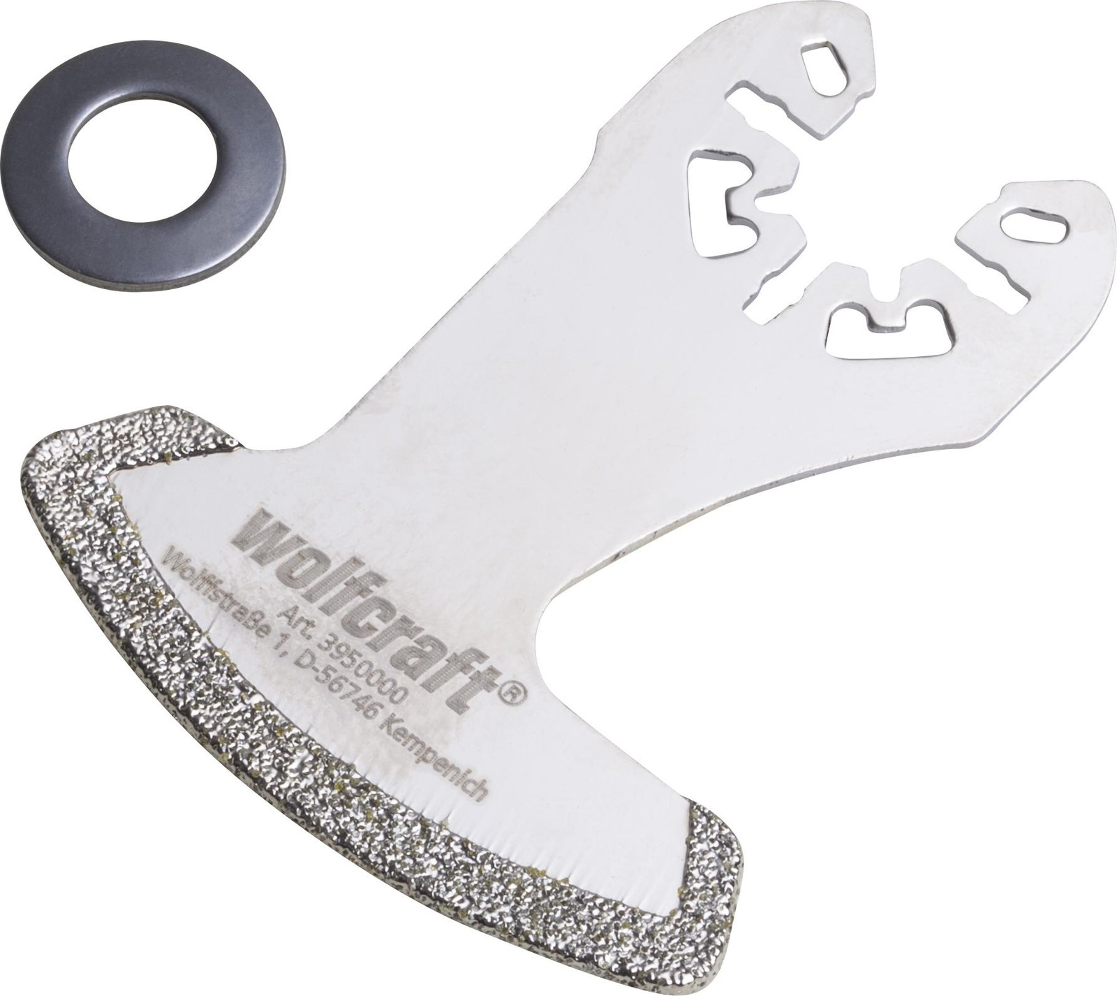 Wolfcraft zaagblad met diamantsnijrand voor reciprozaag, 58 mm