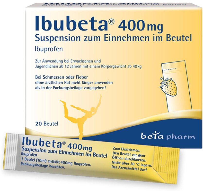 Ibubeta 400 Mg Suspension Zum Einnehmen Im Beutel