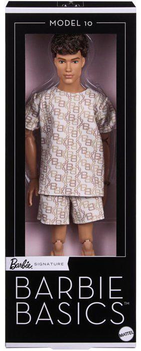 Barbie Ken Basics Poupée JJX29 met T-shirt en korte broek