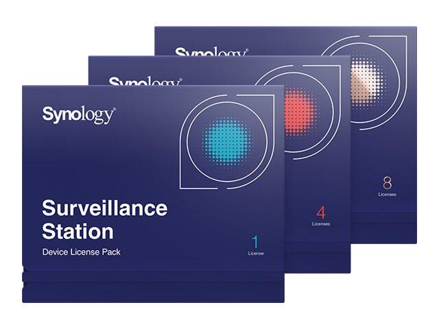 Synology Surveillance Device License Pack - Lizenz - 4 Kameras DEVICE LICENSE (X 4)