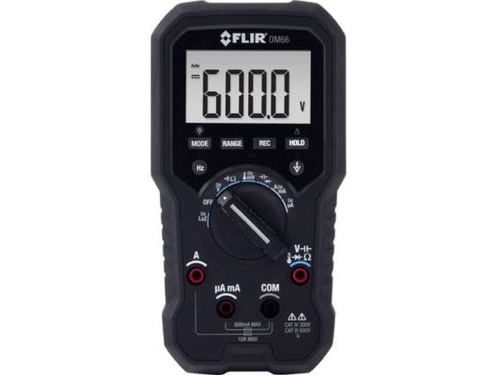 FLIR DM66 Multimètre portable numérique CAT IV 300 V\, CAT III 600 V (DM66)