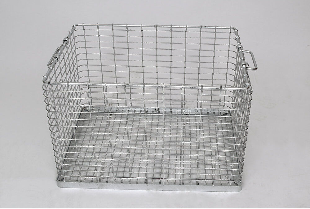 kaiserkraft Stapelkorb für Schweres, große Maschenweite, Außenmaße LxBxH 615 x 455 x 400 mm