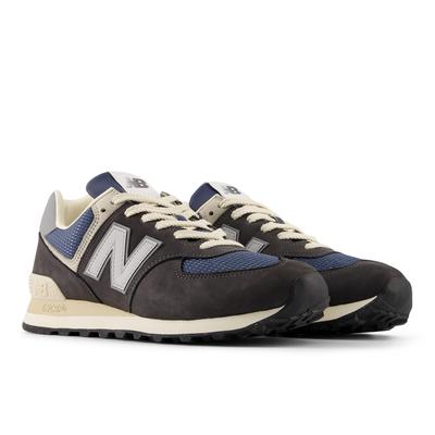 Sneaker NEW BALANCE "574", Damen, Gr. 37, blau (schwarz), Synthetik, Textil, Schuhe Sneaker