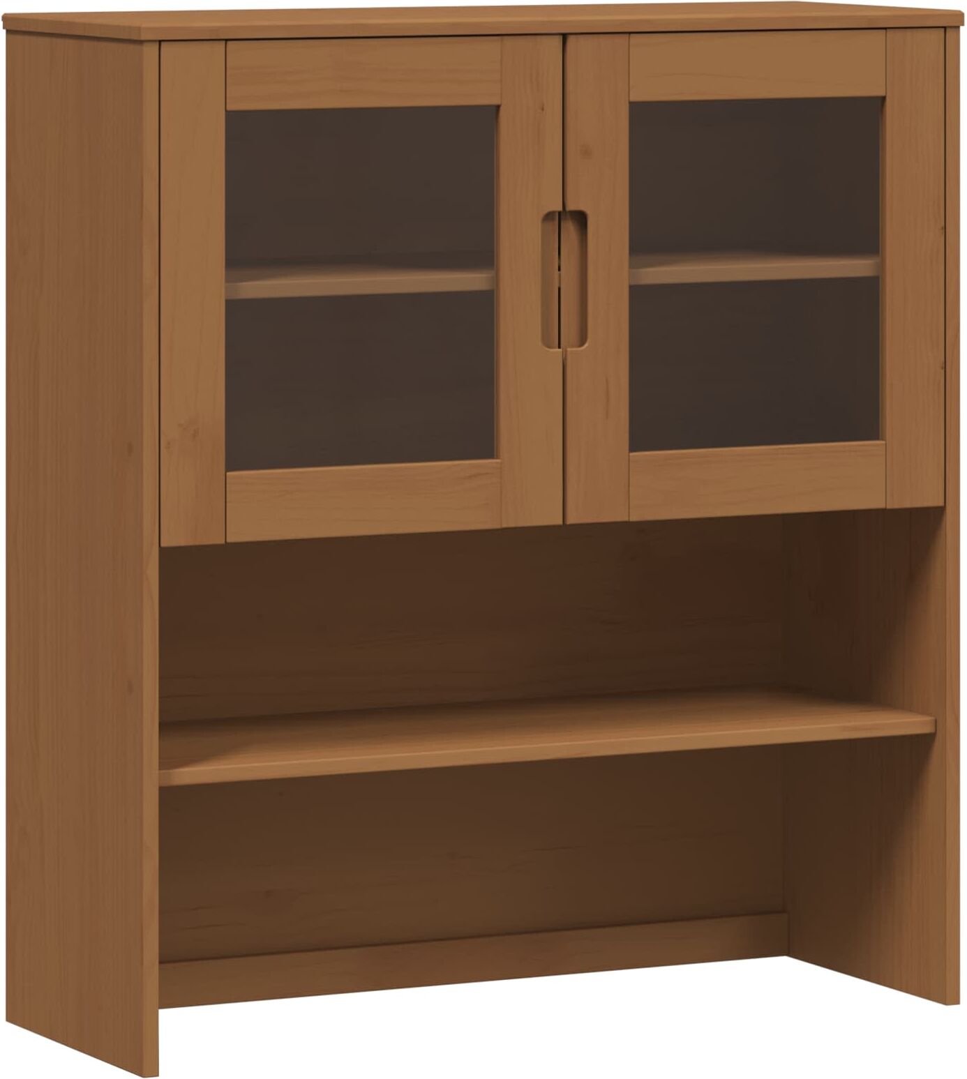 vidaXL Hutch MOLDE Caramel 90 x 35 x 100 cm Bois de pin massif