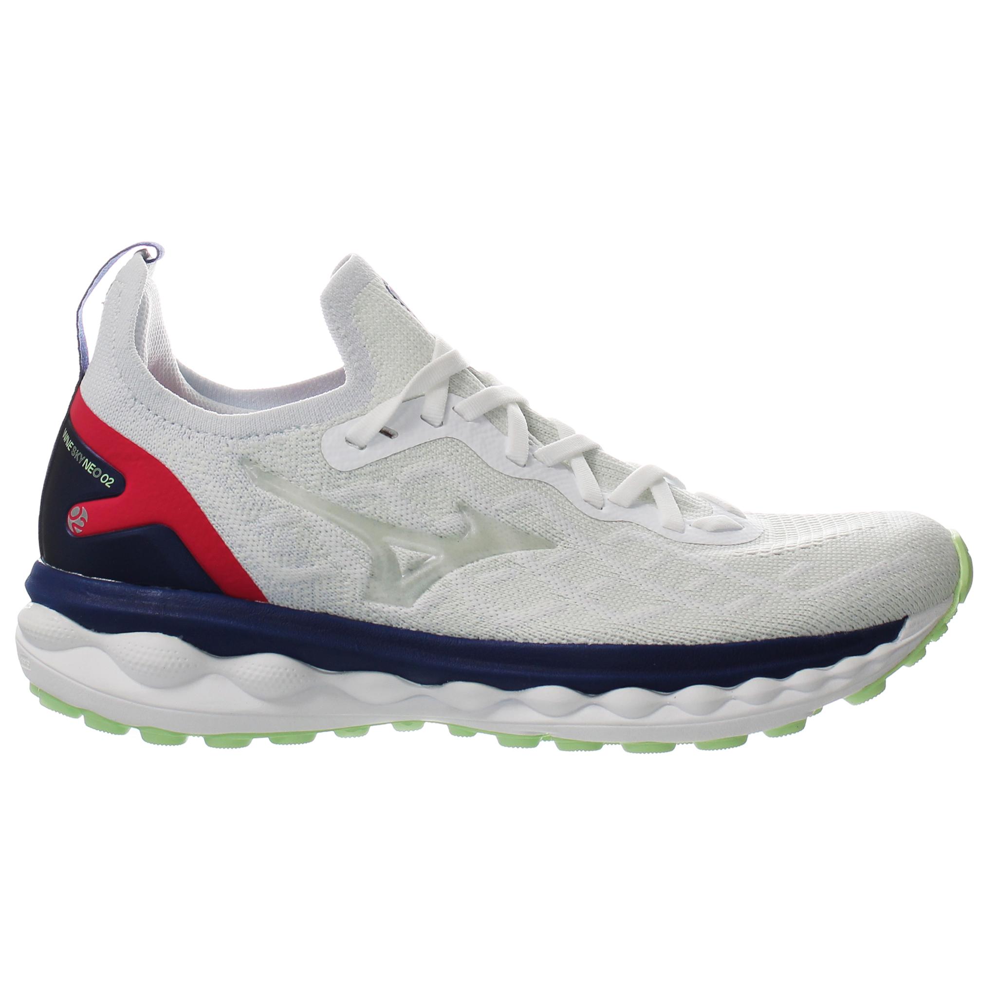 Mizuno Wave Sky Neo 2 Wit Dames Hardlooptrainers