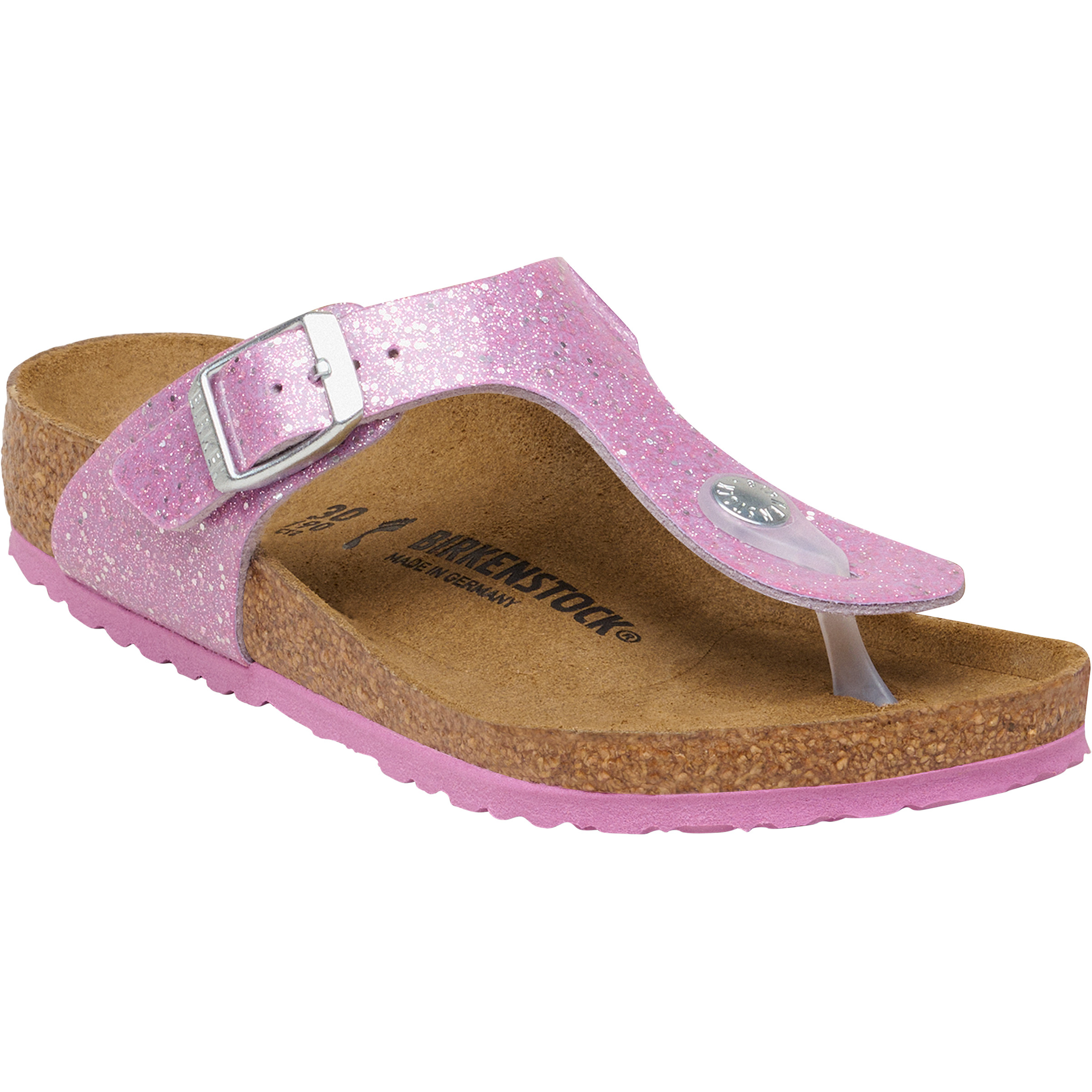Birkenstock Gizeh Birko-Flor Narrow Sandale Kinder Sandalen rosa Größe 35 Lifestyle