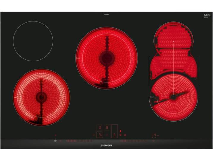 Siemens iQ500, Elektro-Kochfeld, 80 cm, Mit Rahmen aufliegend, ET875LMP1D, ID ET875LMP1D