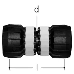 Sanipex MT-Doppelverschraubung 4692 20 mm