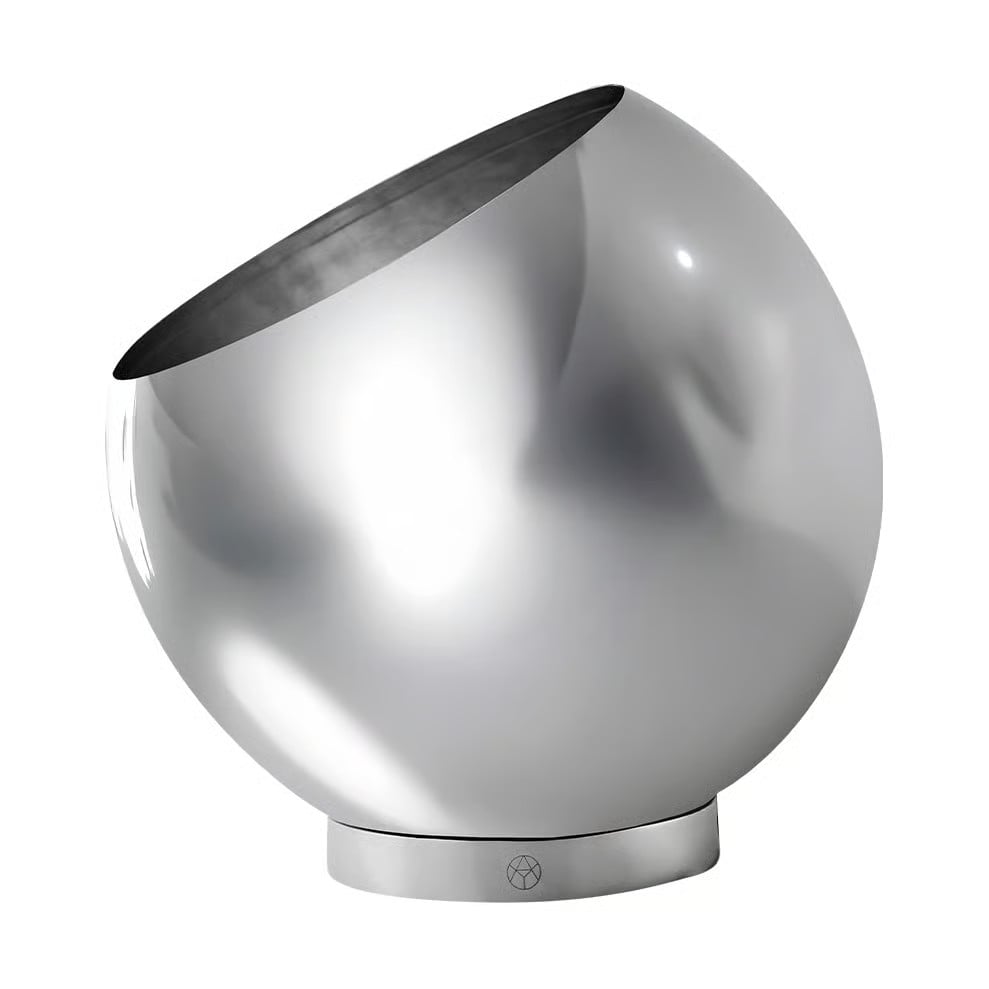 AYTM Globe bloempot Zilverkleurig Ø21 cm