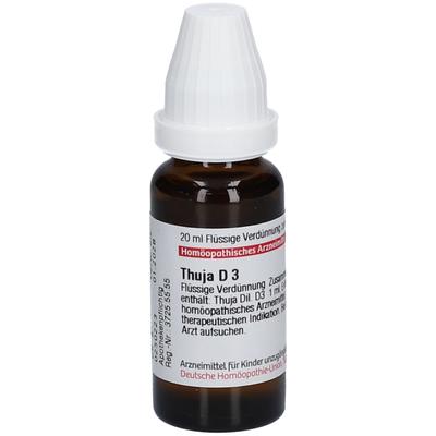 Thuja D 3 Dilution 20 ml