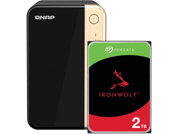 QNAP TS-264-8G + Seagate Ironwolf 2TB