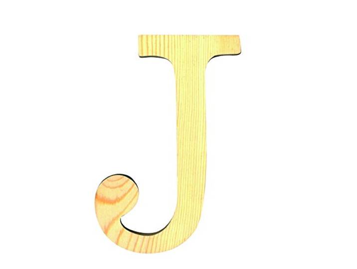 Artemio 19 cm, letter J in hoofdletters, beige
