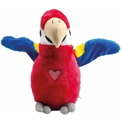 Happy Yappers Big roter Papagei (20 cm)