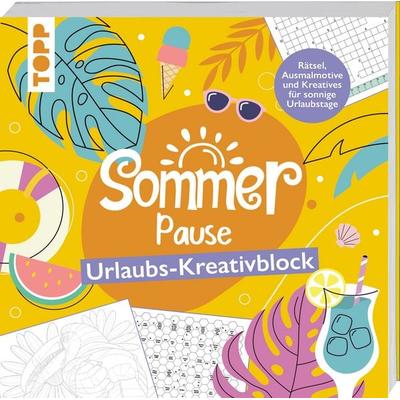 Sommer-Pause! Urlaubs-Kreativblock, Taschenbuch von Frechverlag, Frechverlag GmbH, 978-3-7358-8291-2
