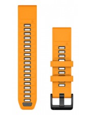 Garmin QuickFit-Armband 22 mm Silikon Spark Orange/Graphit Mit diesen verstellbaren Schnellwechsel-Armbändern für deine kompatible Garmin-Uhr kannst du dich stets sehen lassen und machst auch beim Sport eine gute Figur.Entferne ganz einfach das Armband se (010-13392-01)