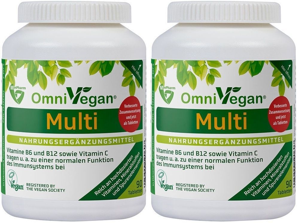 Boma Lecithin Omnivegan Multi zertifiziert vegan Tabletten 2x 2x90 St