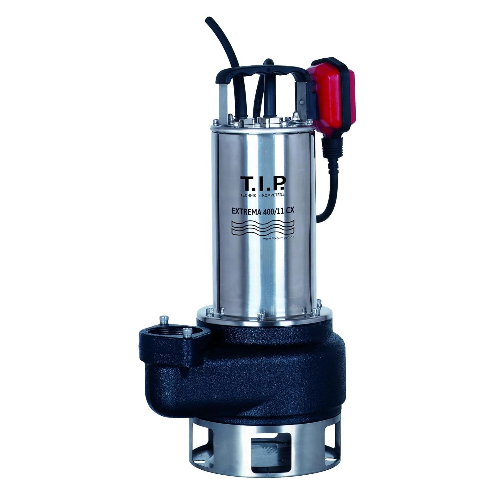 T.I.P. Schmutzwasser Tauchpumpe Extrema 400/11 CX (Schmutzwasserpumpe) (30168)