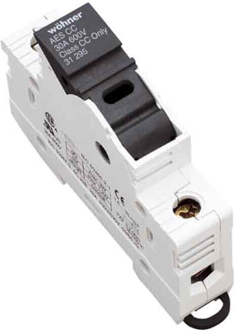 Wöhner Support de fusible 1 pôle pour fusible cylindrique 31295 ; schalk (31295)